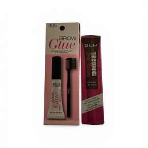 Ardell clear Brow Glue and DNM Thickening Brow Mascara in Espresso BNIB